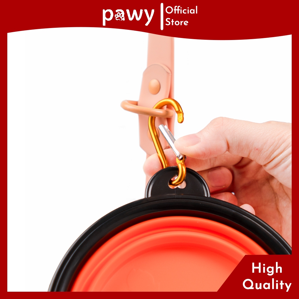 Ảnh Tô Đựng Thức Ăn, Nước Gấp Gọn Cho Thú Cưng Pawy Bằng Silicone - Dog & Cat Collapsible Bowl - Nhiều Màu 1