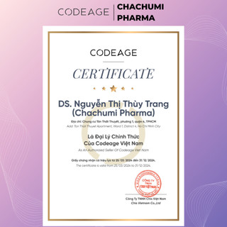 Combo Viên Uống Trắng Da CODEAGE Glutathione Liposomal 500mg 1000mg Bật Tone, Trắng Da, Giảm Sạm Nám