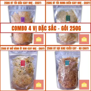 COMBO TỨ VỊ HOT - BÁNH TRÁNG TRỘN TÂY NINH 4 GÓI 250G, TỔNG 1KG