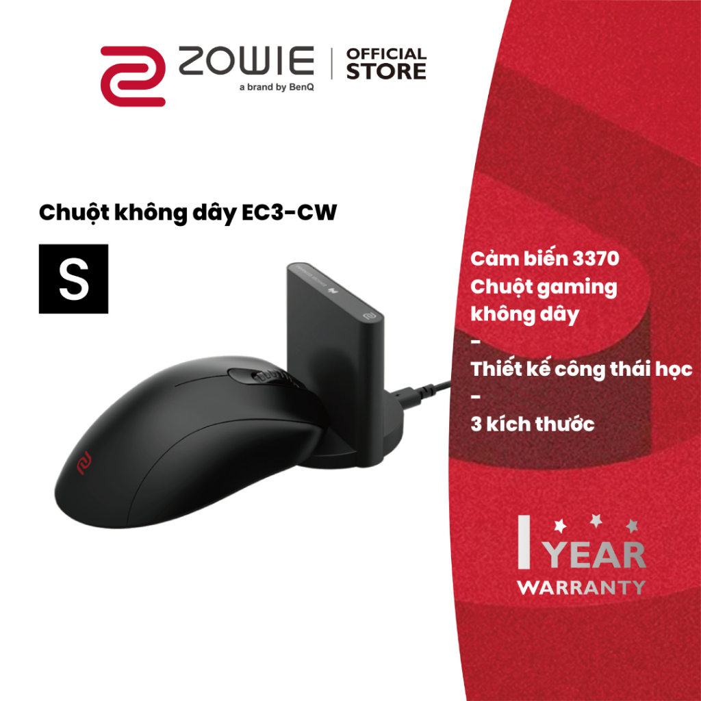 BenQ ZOWIE 乳臭く EC3-CW ワイヤレスゲーミングマウス for e-Sports