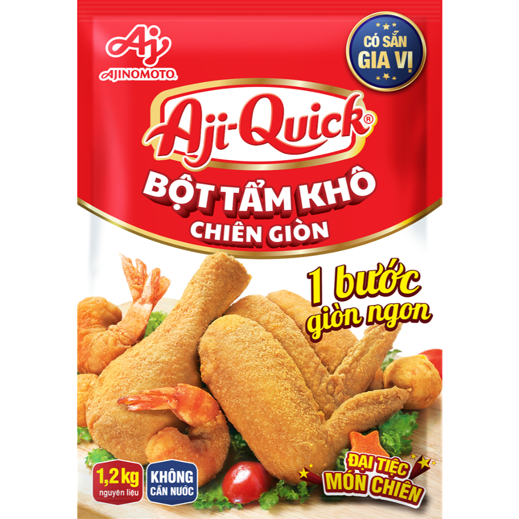 Ảnh Combo 4 Gói Aji-Quick® Bột Tẩm Khô Chiên Giòn 84g/Gói 2