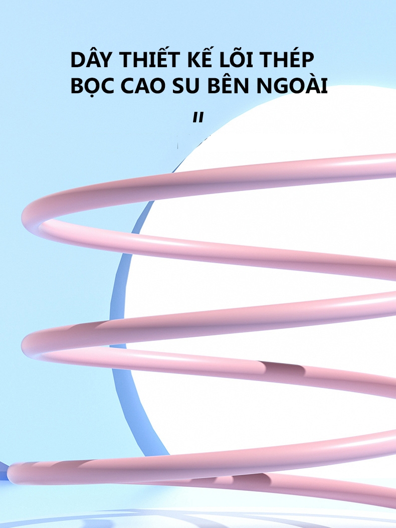 Ảnh Dây Nhảy Đếm Số Bảo Hành 12 Tháng Dây Nhảy Thể Thao Bộ Số Thông Minh Chất Liều Dây PVC Lõi Thép Cleacco DNDS Boro Sport 4