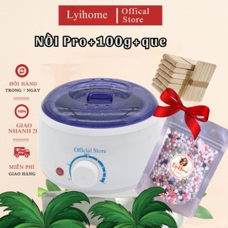 [TẶNG 100G] NỒI PRO nấu sáp wax lông,công suất lớn nấu được nhiều sáp, tiện lợi dễ sử dụng lyihome