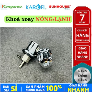 Bộ van khoá xoay nối nhanh chính hãng danh cho máy lọc nước nóng lạnh Karofi, Kangaroo, Sunhouse, Mutosi, Hoà Phát
