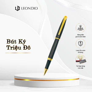BÚT KÝ CAO CẤP, bút viết Leon Dio Matte Hill, ngòi 0.5mm, khắc tên theo yêu cầu, dùng làm quà tặng