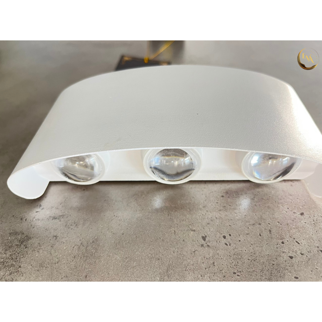 Đèn tường Led hắt 6 tia EVA TK-06 ngoài trời trong nhà lắp phòng khách, vách hiên, cầu thang, lối đi, bảo hành 12 tháng