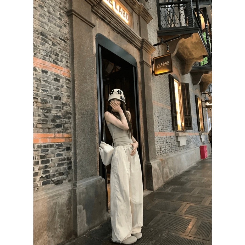 Quần ống rộng nữ chất gió. Có chốt bo gấu. mẫu mới mặc xinh (GIO3)