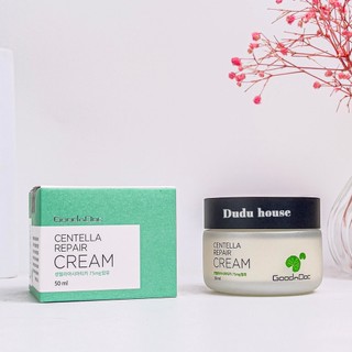 Kem Rau Má Dưỡng Ẩm Phục Hồi GoodnDoc Centella Repair Cream Giảm Thâm Nám Trắng Sáng Da 50ml