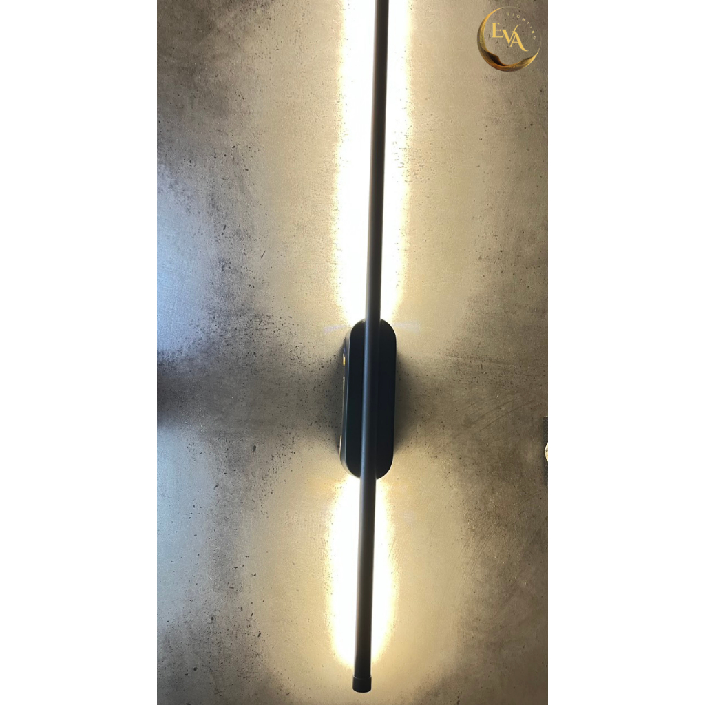 Đèn gắn tường LED 3 màu ánh sáng EVA LT047-BK 3C đèn decor nội thất phong cách hiện đại, bảo hành chính hãng 24 tháng