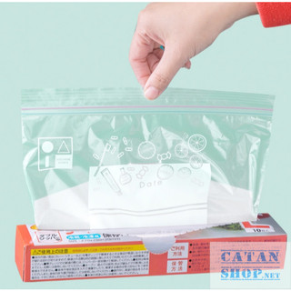 Combo 3 Hộp Túi Zip Đựng Thực Phẩm Nhật Bản Gồm Size Lớn, Size Trung, Size Nhỏ,Túi Bảo Quản Thực Phẩm Đông Lạnh,