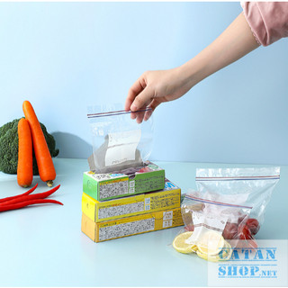 Combo 3 Hộp Túi Zip Đựng Thực Phẩm Nhật Bản Gồm Size Lớn, Size Trung, Size Nhỏ,Túi Bảo Quản Thực Phẩm Đông Lạnh,