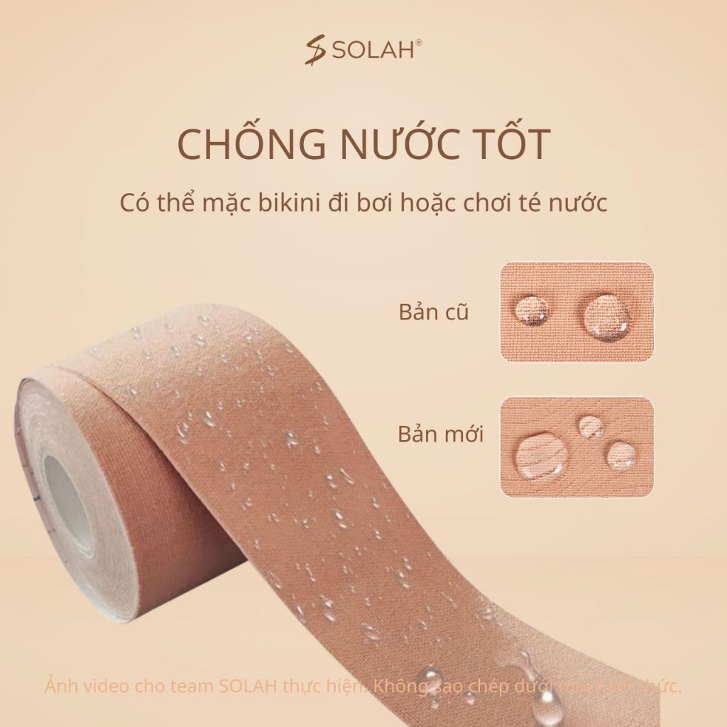 Băng Quấn Dán Ngực Size To SOLAH Tạo Khe Cho Nữ San Phẳng Ngực Tomboy Mặc Áo Mỏng Hở Lưng Sơ Mi PK03