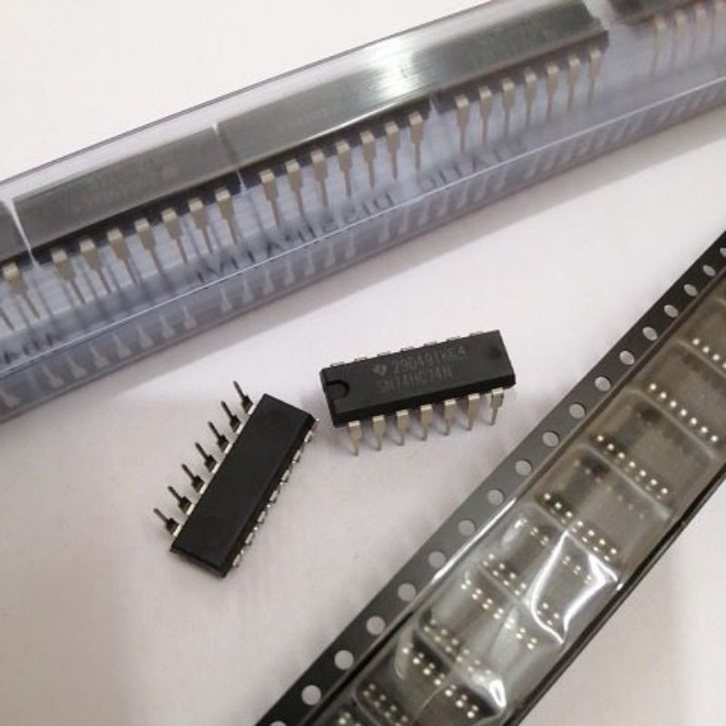 IC số logic SN74HC74AN chân cắm DIP-14, 74HC74 74HC74D chân dán SOP-14 ...
