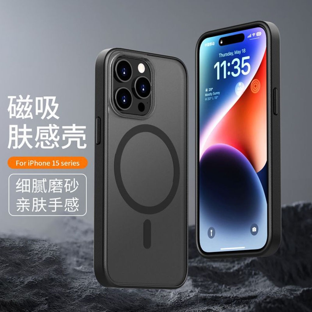 Ảnh Ốp LIKGUS-Lưng Nhám Chống Vân-Chống Ố-Chống Sốc-Hỗ Trợ Sạc Không Dây Cho IP Series 11-12-13-14-15-16 4