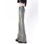Quần jeans ống Loe, Quần bò loe bản gấu to xanh bụi tổ dân cháy phố HOT!!! LN 28