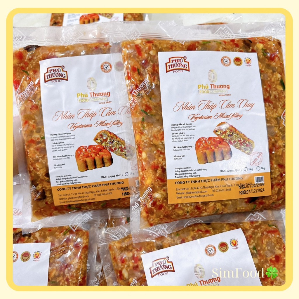Nhân thập cẩm chay (đặt biệt) Phú Thương 1kg