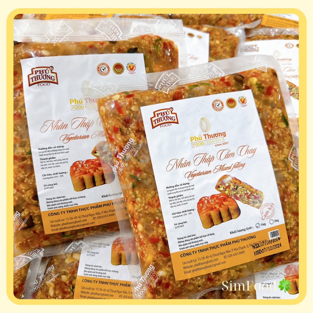 Nhân thập cẩm chay (đặt biệt) Phú Thương 1kg