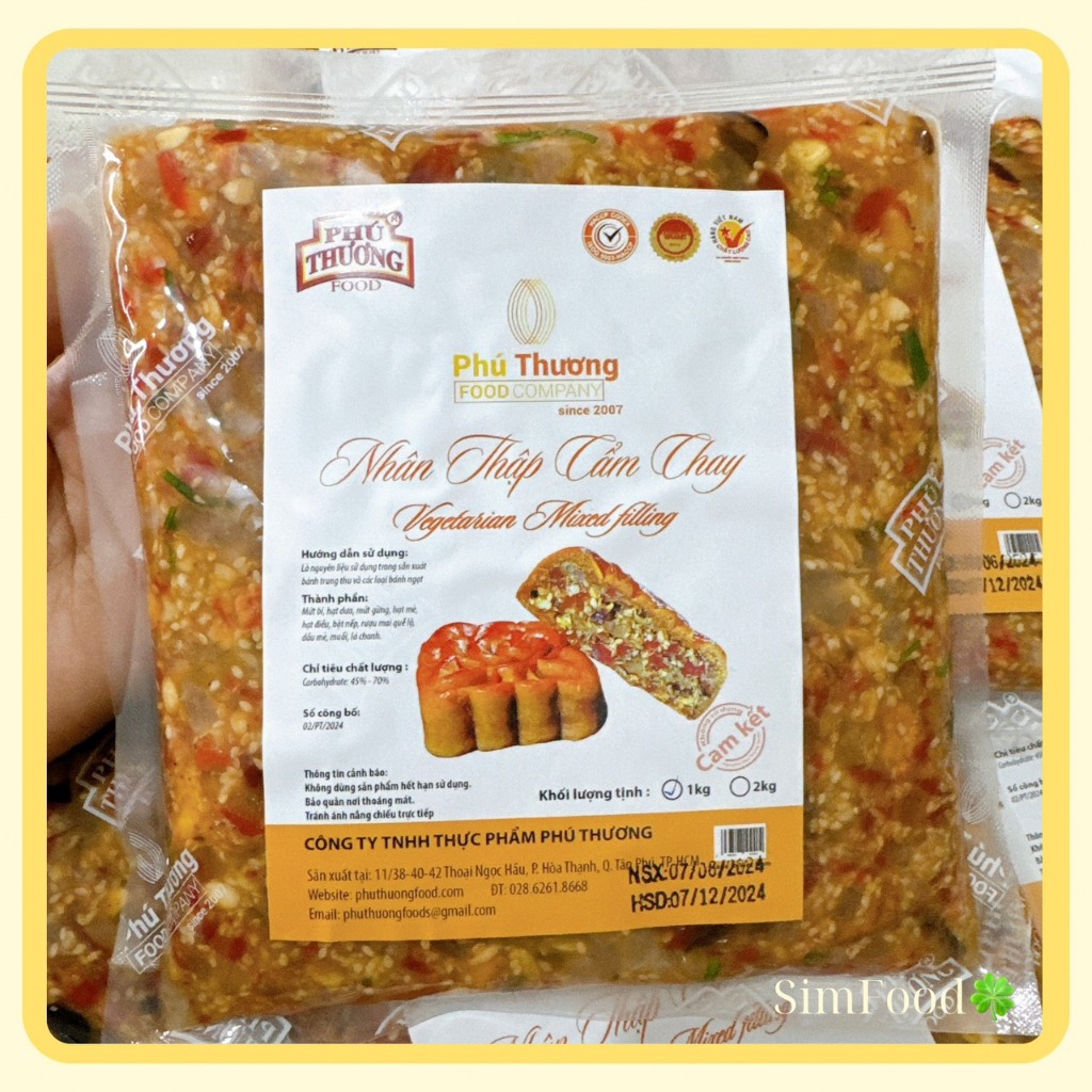 Nhân thập cẩm chay (đặt biệt) Phú Thương 1kg