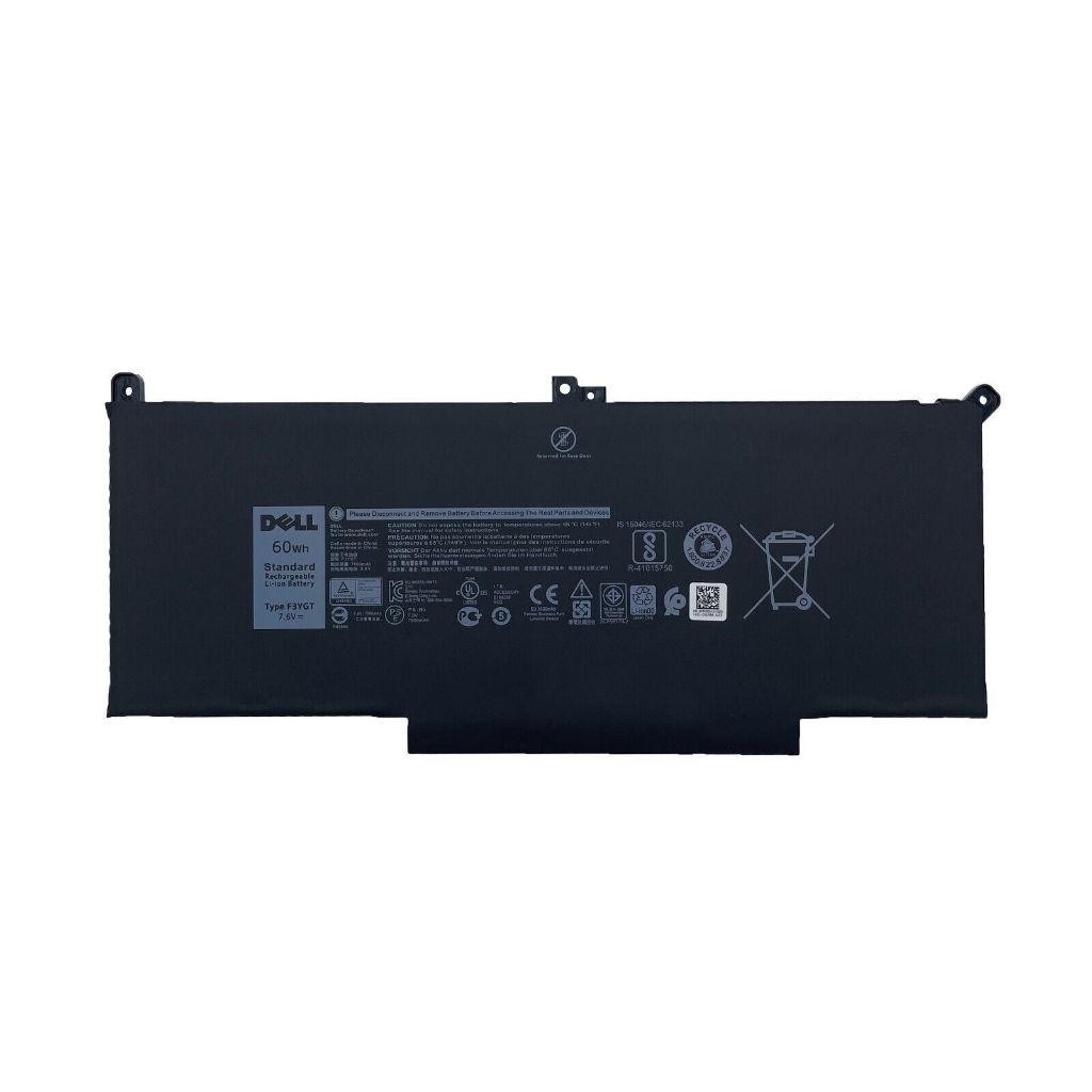 PIN DELL LATITUDE 7490 7480 7280 7290 7390 7380 E7280 E7480 BATTERY F3YGT DM3WC 2X360WH DJ1J0
