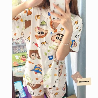 Bộ Ngủ, Set Pijjama Mặc Nhà Chất Kate Gấu Thỏ Xinh Xắn Nữ