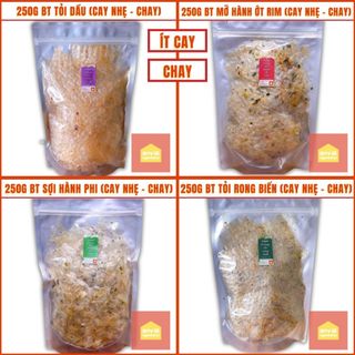 250G - BÁNH TRÁNG TÂY NINH TRỘN SẴN ĐỦ VỊ (hành phi, xike, phô mai...) - ĂN VẶT NGON LẮC LƯ