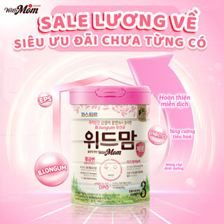 [Nội địa Hàn] Sữa bột công thức cho bé Withmom Cesar số 1,2,3 hỗ trợ tiêu hoá [Lotte]