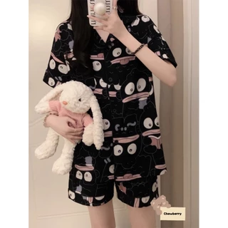 PIJAMA NỮ, Quần Áo MẶC NHÀ, Đồ Bộ Ngủ Tay Cộc Nữ Đẹp
