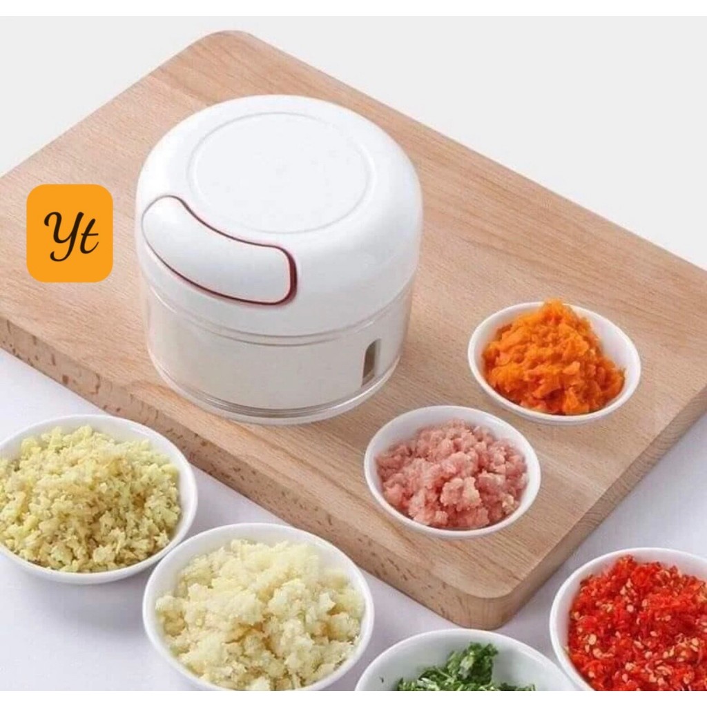 máy xay tỏi ớt mini cầm tay đa năng,cầm tay mini nghiền thực phẩm,có dây kéo