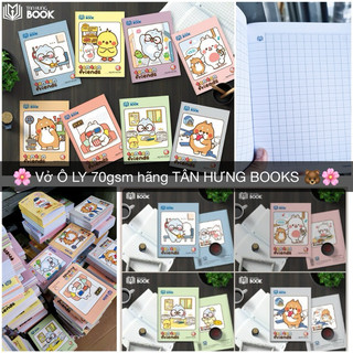TÂN HƯNG - Tập Vở Ô LY ♥ TonTon định lượng 70gsm láng mịn tự chọn bìa hoạt hình dễ thương 🌸 mã TonTon