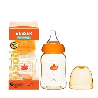 Bình Sữa Wesser Phiên Bản Mới Nhựa PP & PPSU Cổ Hẹp / Cổ Rộng chịu được nhiệt độ cao đến 180 độ C