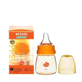 Bình Sữa Wesser Phiên Bản Mới Nhựa PP & PPSU Cổ Hẹp / Cổ Rộng chịu được nhiệt độ cao đến 180 độ C