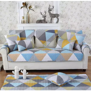 Thảm trải sofa chống trượt phong cách Bắc Âu 100% cotton