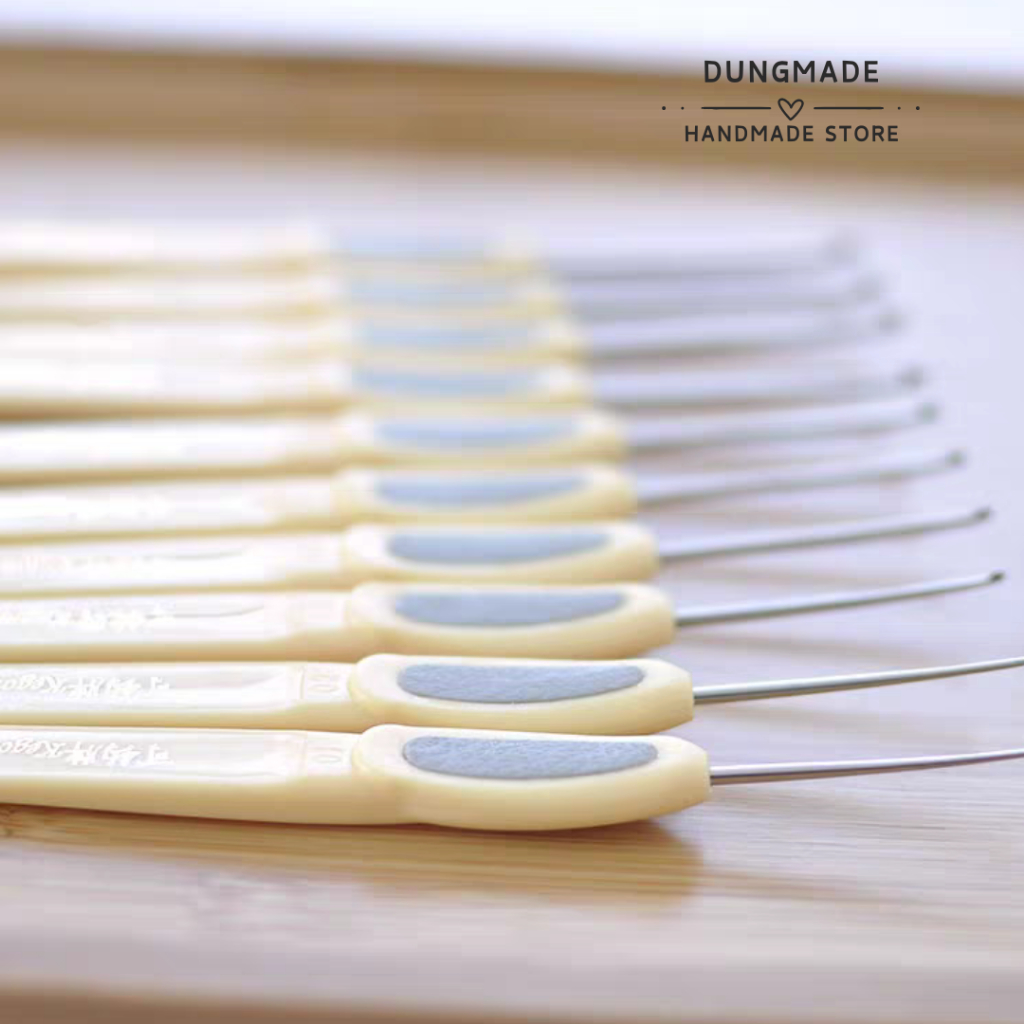 que móc len Kegou nội địa trung kim móc len cán cong | Shopee Việt Nam