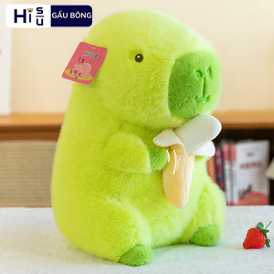 Capybara Xanh Lá Gấu Bông Xanh Lá Cực Đẹp Capybara Xanh Cao Cấp Chất Liệu Vải Lông Đẹp và Sang Trọng