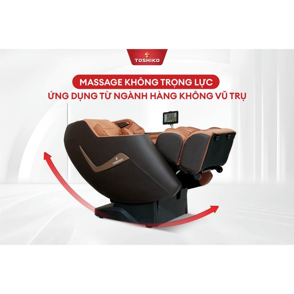 Ảnh Ghế massage Toshiko T90 với 12 bài tập tự động giúp hỗ trợ massage giảm đau mỏi tại nhà 3