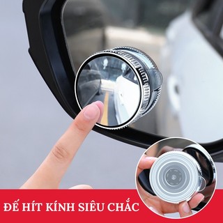 Gương Cầu Lồi Ô Tô HÍT KÍNH VERSION 2 – Xoay 360 Độ Xóa Điểm Mù Hiệu Quả, Gắn Cực Kì Chắc Chắn