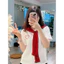 Áo Thun Babytee In Trái Tim Kèm khăn 2 Màu Basic. Áo thun Nữ Cổ Tròn Chất Cotton Tay Ngắn