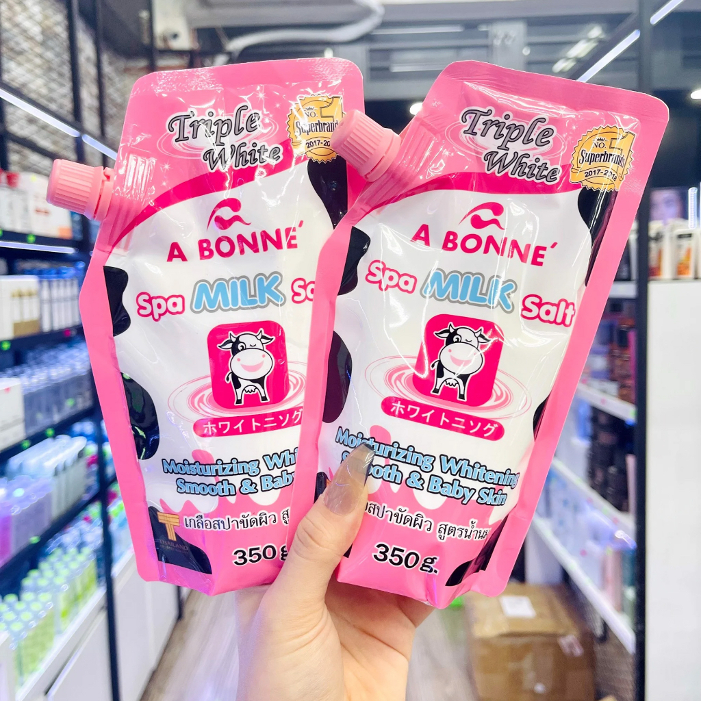 Muối tắm sữa bò tẩy tế bào chết A Bonne Spa Milk Salt 350g Thái Lan (Giá sỉ)