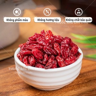 Sơn thù du khô 100g, đã tách hạt, đỏ, đẹp, không lẫn tạp chất - Lãn Ông