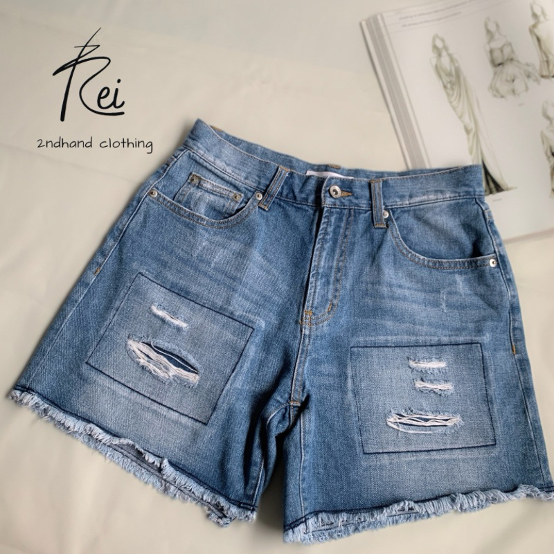 Quần short jean Nhật 2hand thiết kế trẻ trung cá tính (xem thêm mô tả ...