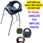 GHẾ ĐÔN GA INOX YÊN NHỰA AIRBLADE , PCX , IMPLUSE , FREEGO , VESPA CHO BÉ