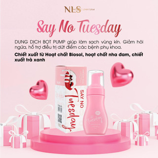 Dung dịch vệ sinh SAYNO TUESDAY NLS làm sạch bảo vệ vùng kín 150ml Hiền Lê