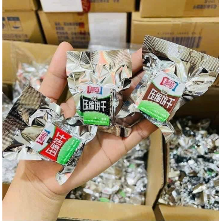 1KG Lương Khô Mini Lila Mix Đủ Vị , Lương Khô Nén Tiện Lợi Thơm Ngon ...