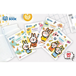 TÂN HƯNG - Tập vở Ô LY định lượng 80gsm láng mịn tự chọn bìa Thỏ hoạt hình dễ thương 🌸 mã RABBIT - bạn Thỏ Mùa Hè