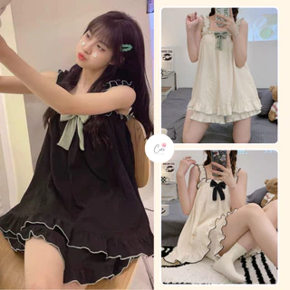 Bộ Đồ Ngủ Nữ Mùa Hè Nhật Bản Ngọt Ngào  -  Dễ Thương Cô Gái Tươi Hot Trend