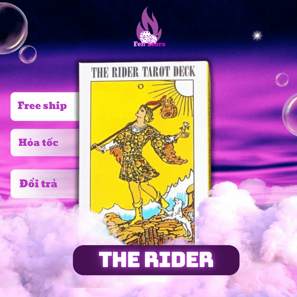 [TAROT] Bộ bài THE RIDER TAROT 78 lá 6x10cm | Shopee Việt Nam