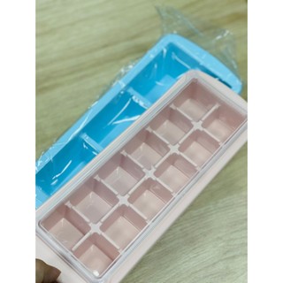 Khay đá Choice Việt Nam NH17 6 viên Vuông nhựa dẻo bền có nắp và không nắp làm khuôn thạch rau câu