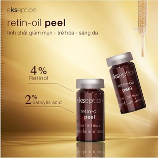 Tinh Chất Peel Ekseption Giúp Căng Bóng, Trẻ Hóa, Trắng Sáng Da Ekseption Peel Retin-Oil Peel