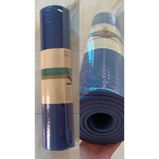 Thảm tập yoga,Thảm tập chất liệu TPE 1 lớp dày 8mm không định tuyến đúc nguyên khối chống trơn trượt