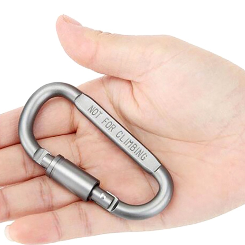 Ảnh Móc Khóa Đi Phượt Cao Cấp Móc Chữ D Leo Núi Chất Liệu Hợp Kim Nhôm Chắc Chắn YESURE ( Màu ngẫu nhiên ) 2